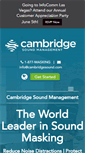 Mobile Screenshot of cambridgesound.com